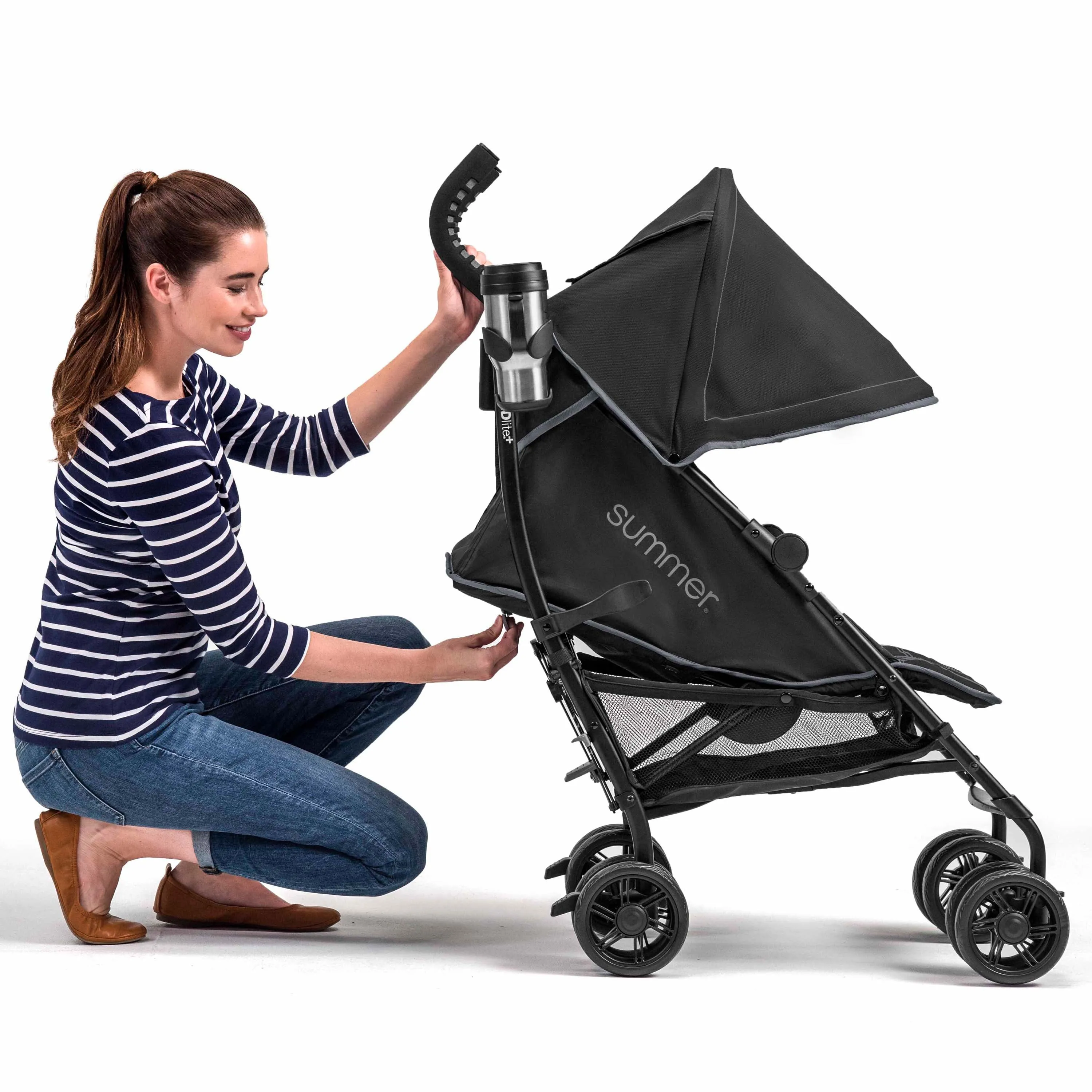 3D Lite Plus Stroller Matte Black