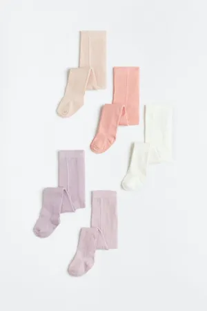 5 packs of H&M fine knit tights