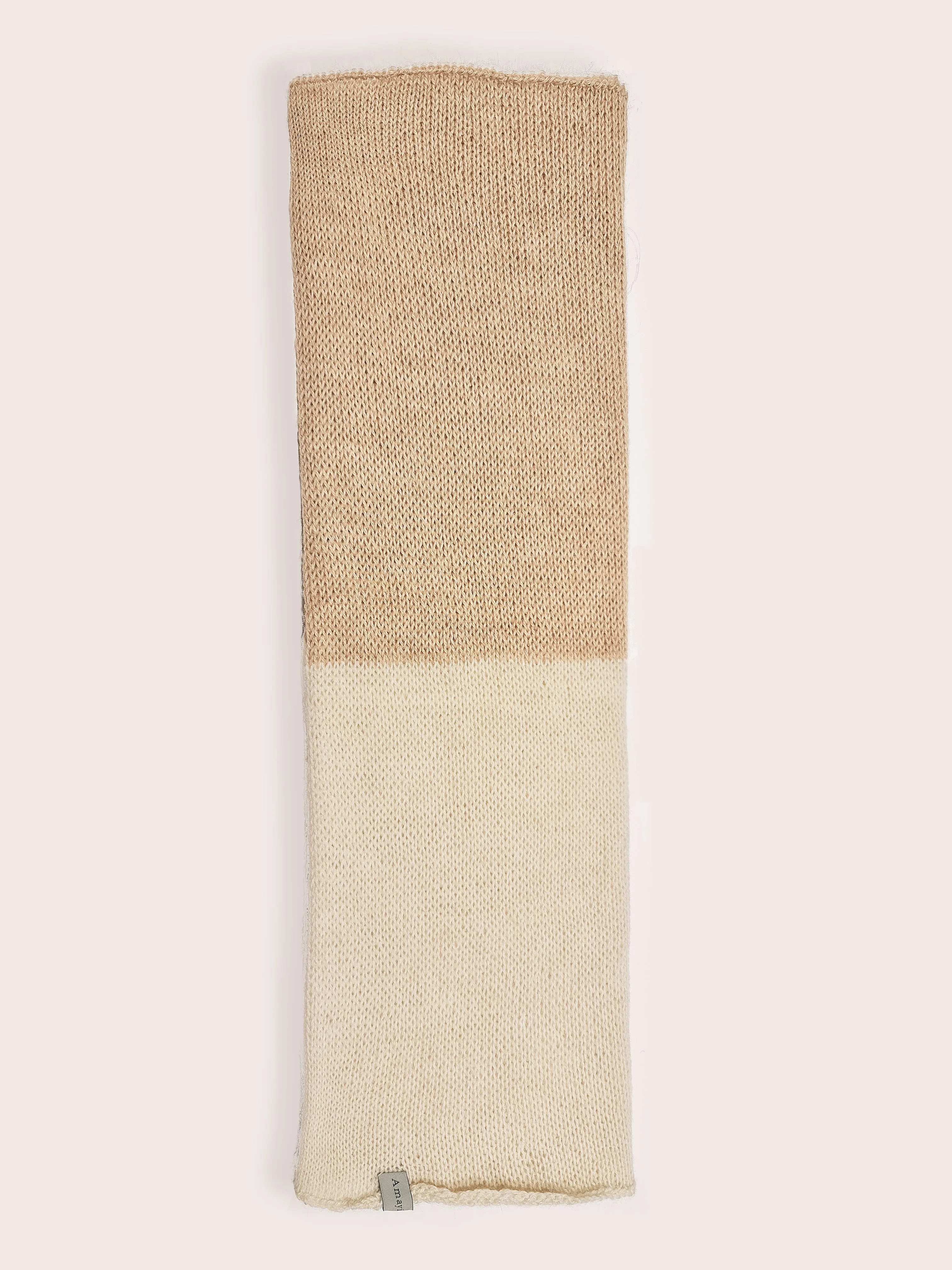 Amayi Alpaca - Infinity Scarf Camel & Cream