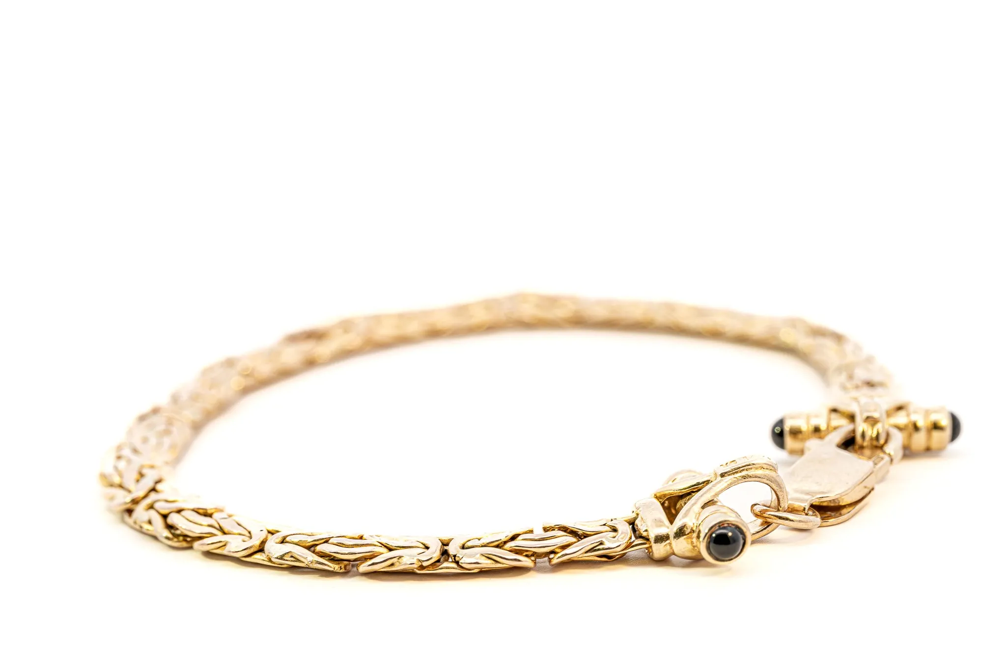 An Exquisite Yellow Gold Fancy Link Bracelet