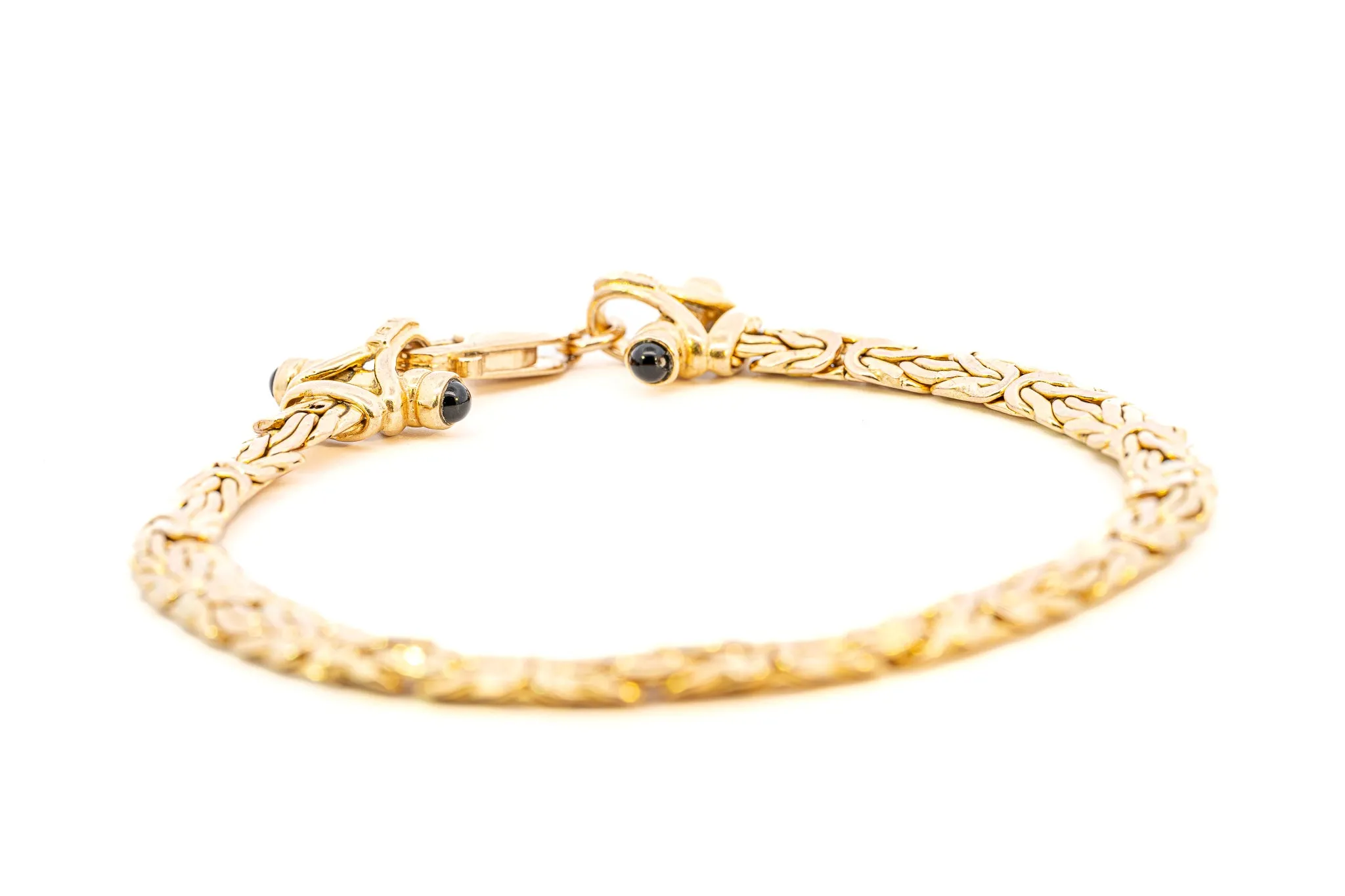 An Exquisite Yellow Gold Fancy Link Bracelet