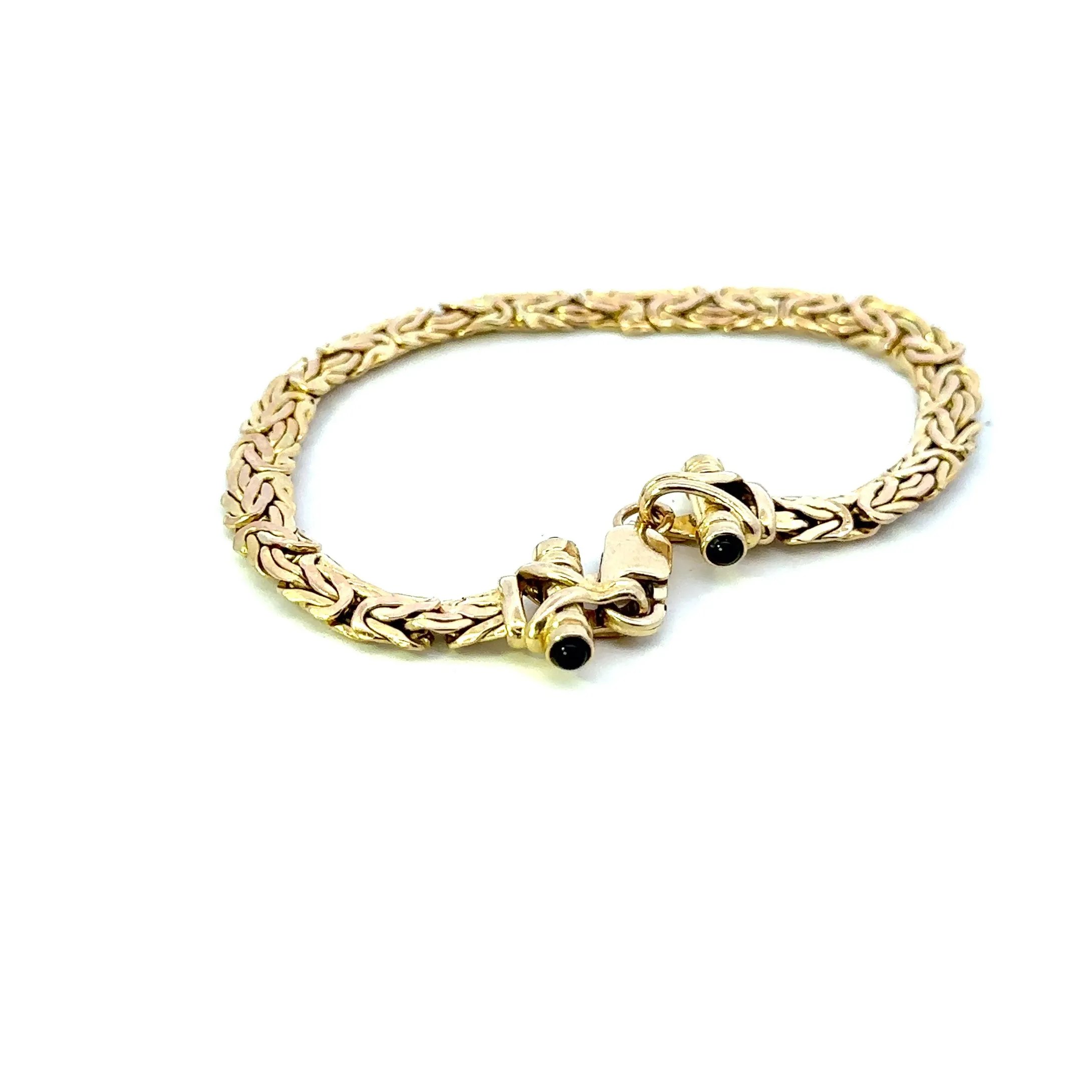 An Exquisite Yellow Gold Fancy Link Bracelet