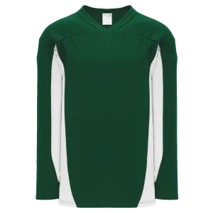 Athletic Knit (AK) H7100A-260 Adult Dark Green/White Select Hockey Jersey