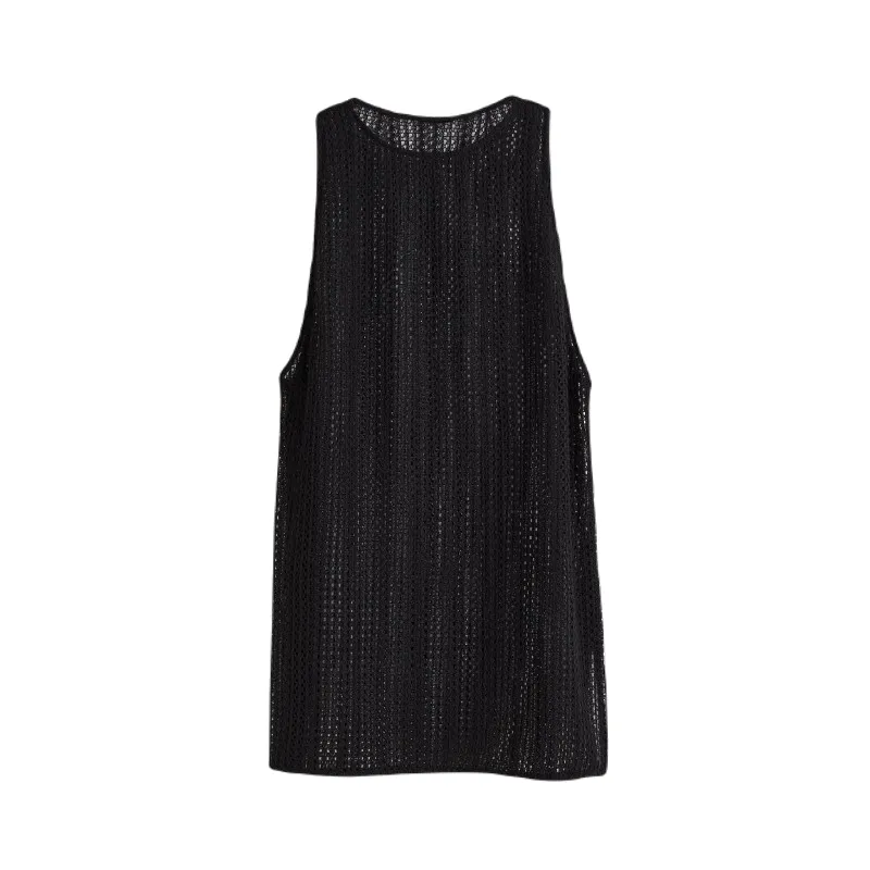 Beach dress H&M Crochet Look Beach, black