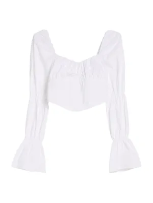 Bershka blouse, white