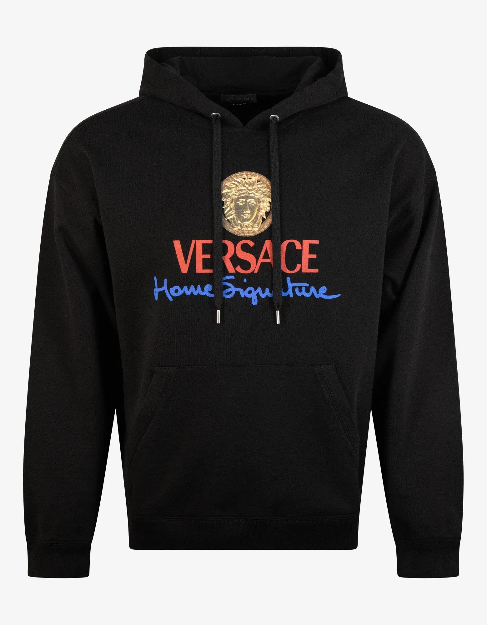 Black Home Signature Print Hoodie