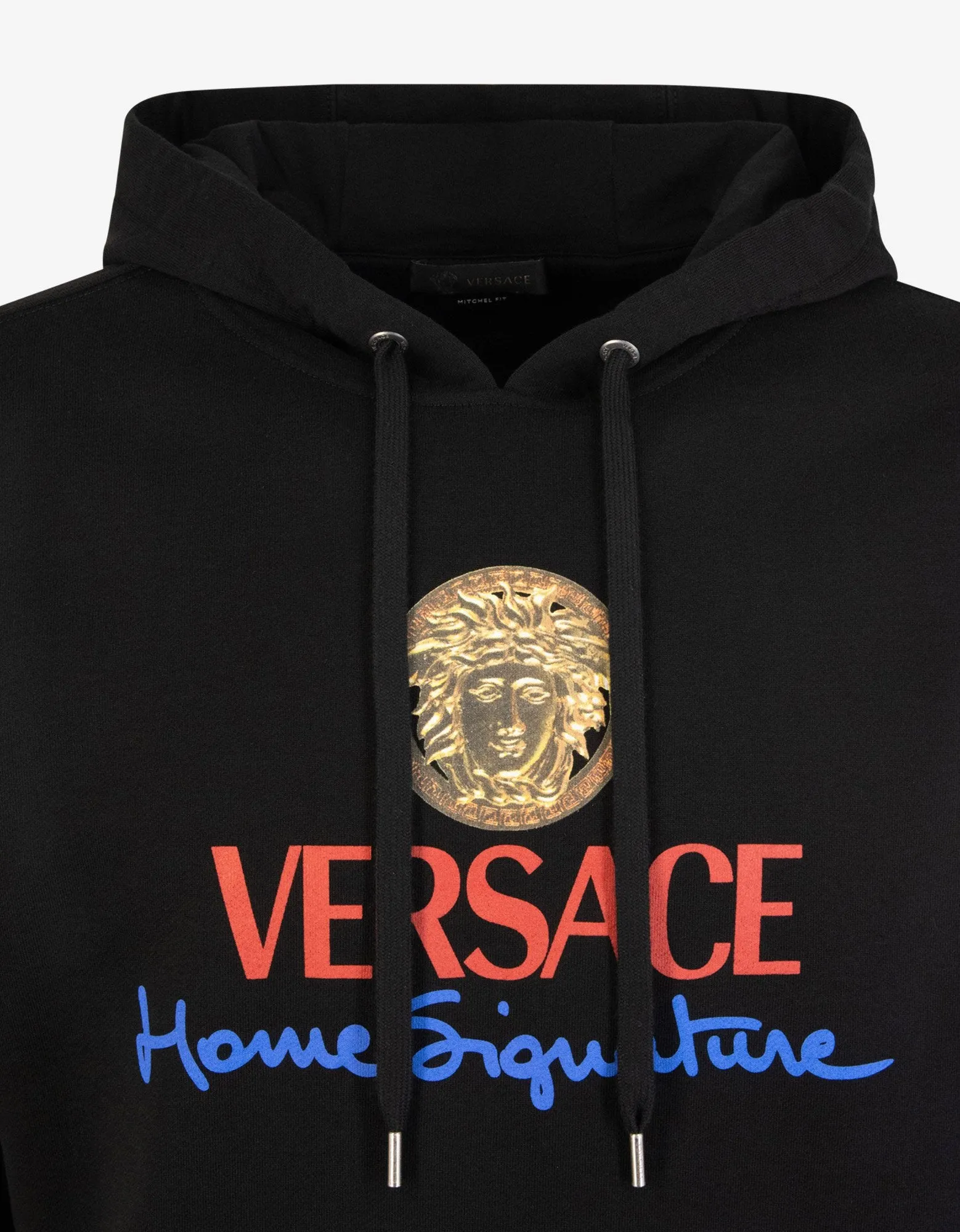 Black Home Signature Print Hoodie