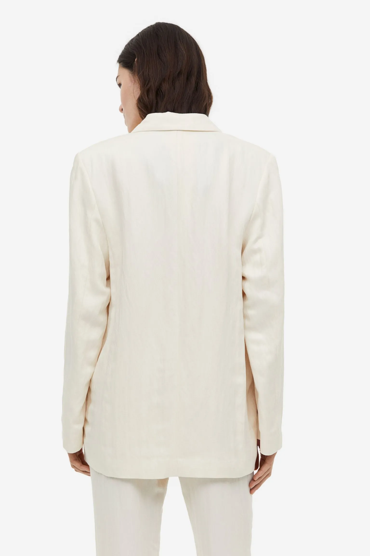 Blazer H&M Single-breasted, cream