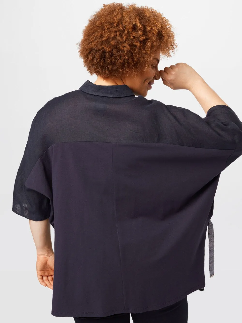 Blouse Persona by Marina Rinaldi FULVO, night blue