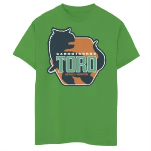 Boys 8-20 Years Old Thoreau's Carnotaurus T-Shirt: Jurassic World Camp Cretaceous Jurassic Park