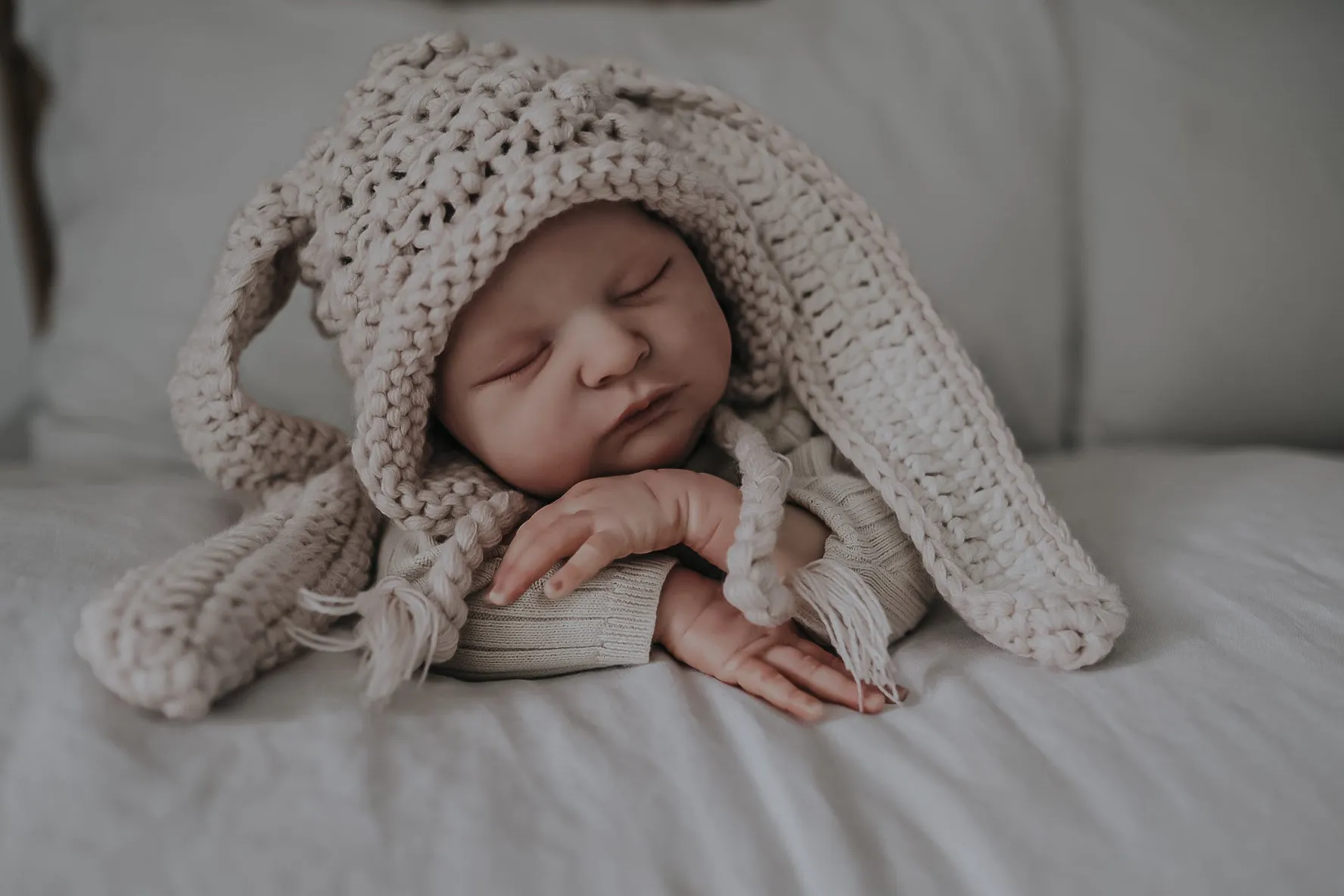 BUNNY BONNET Oatmeal