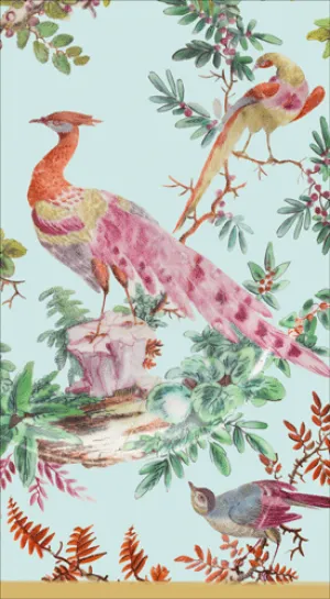 Chelsea Birds Celadon Guest Towel