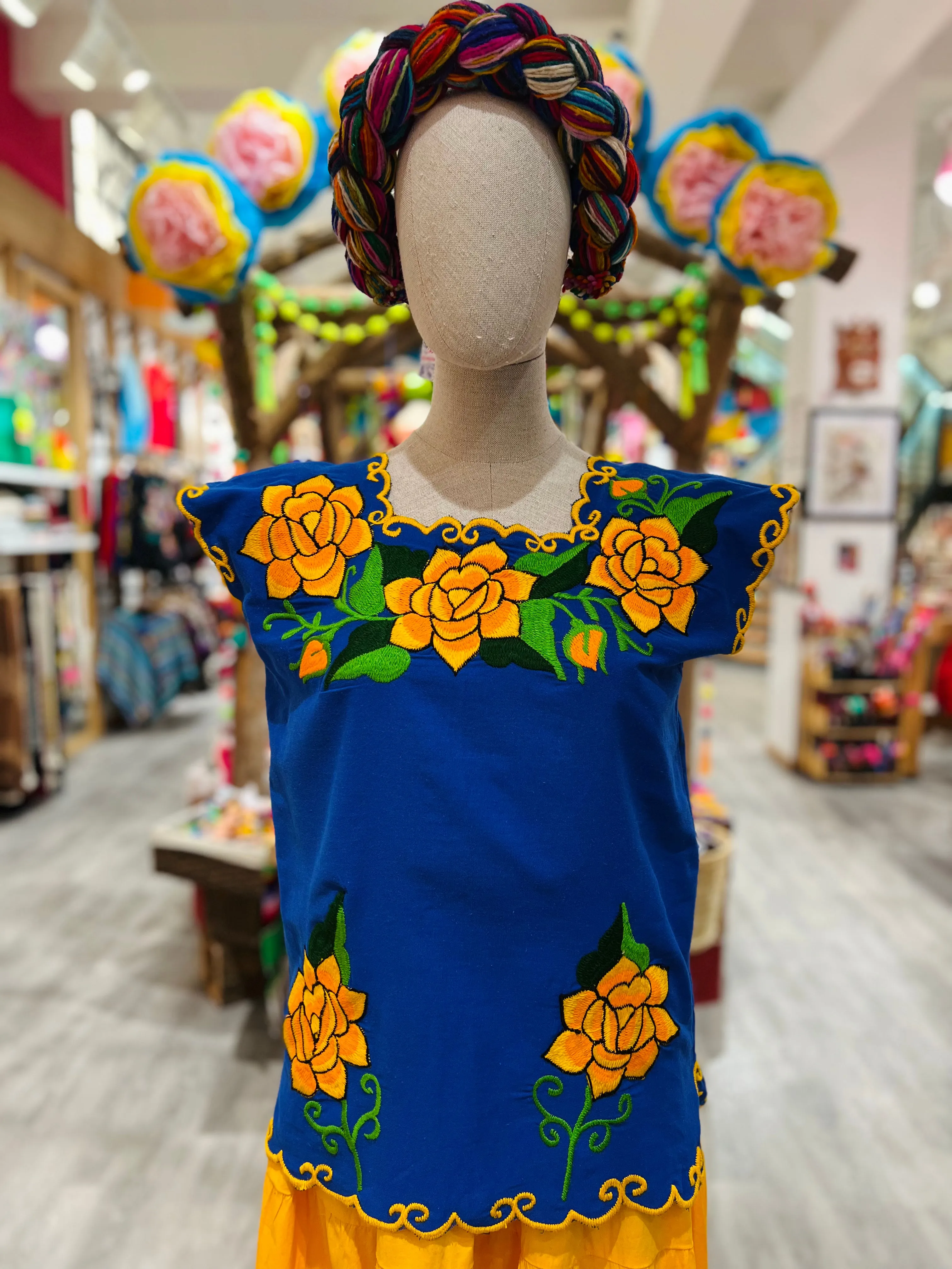 Chiapas "Flor" Blouse