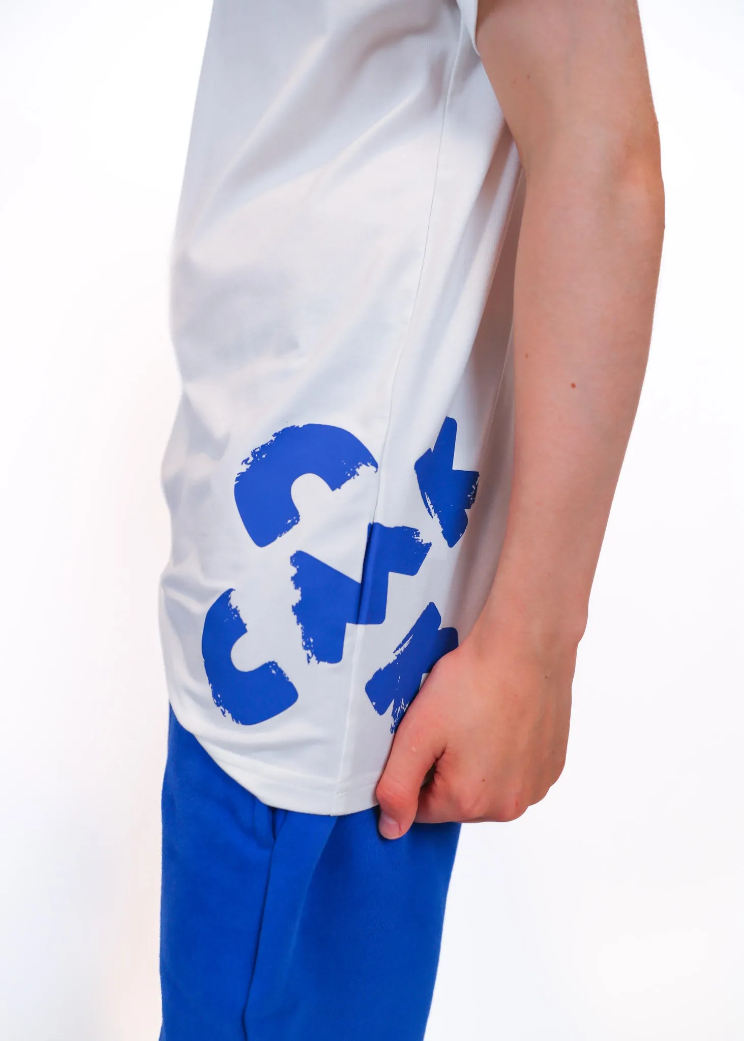 CMK Boys T Shirt White