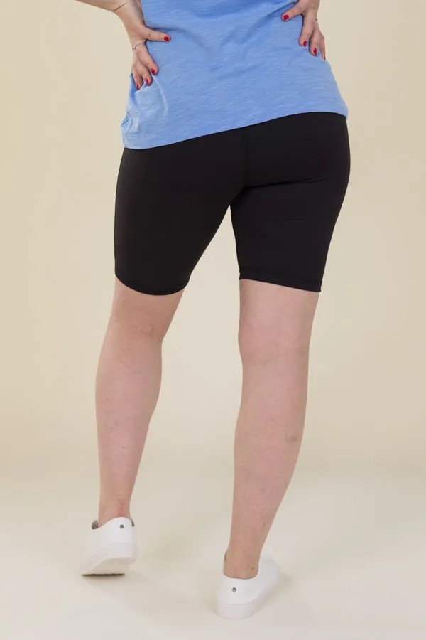 Comfort Max Black 2 Pocket Cycling Leggings