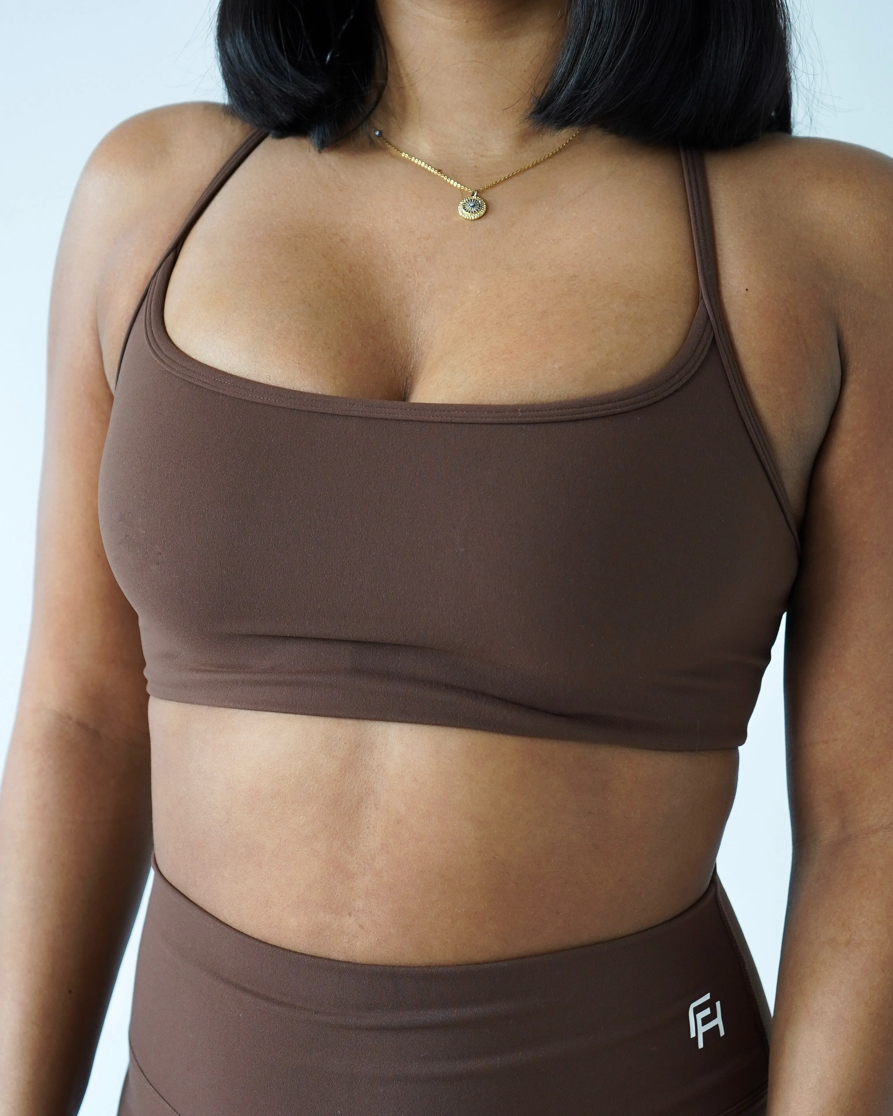 Core Sports Bra - Clay