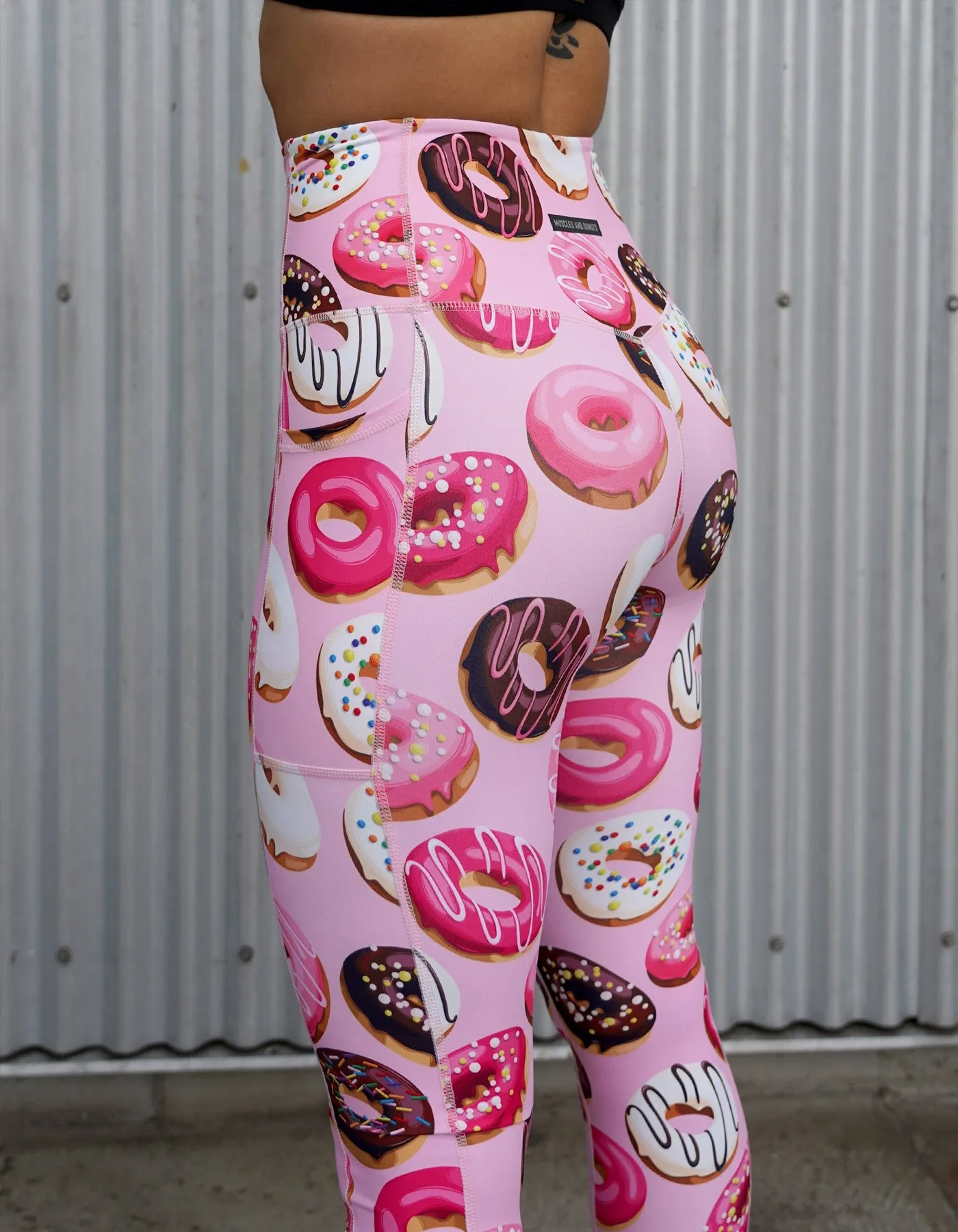 Donut Leggings - Pink