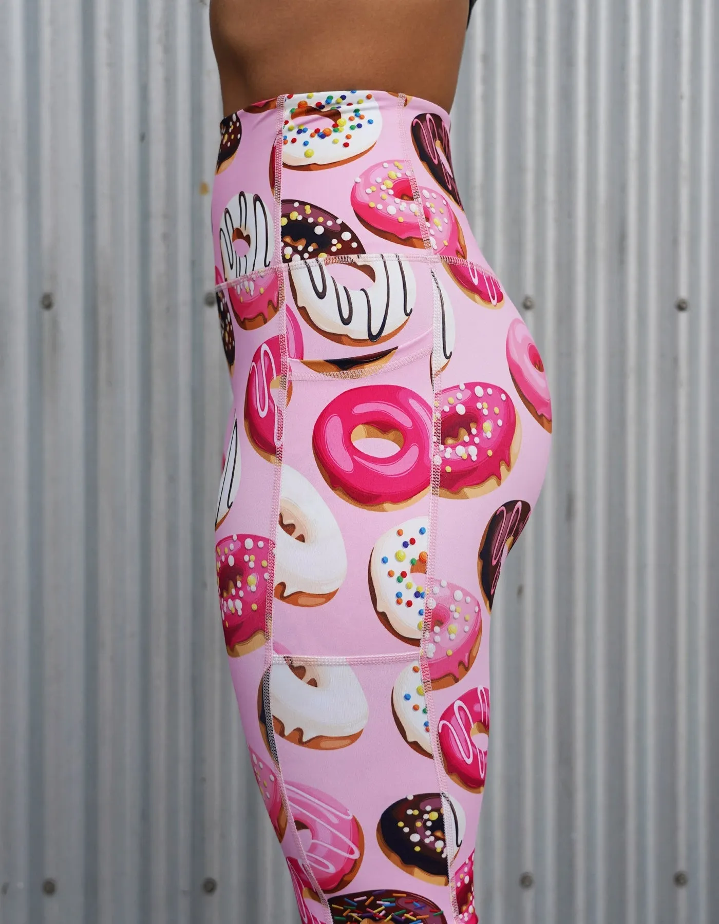 Donut Leggings - Pink