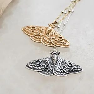 Exquisite Moth Necklace