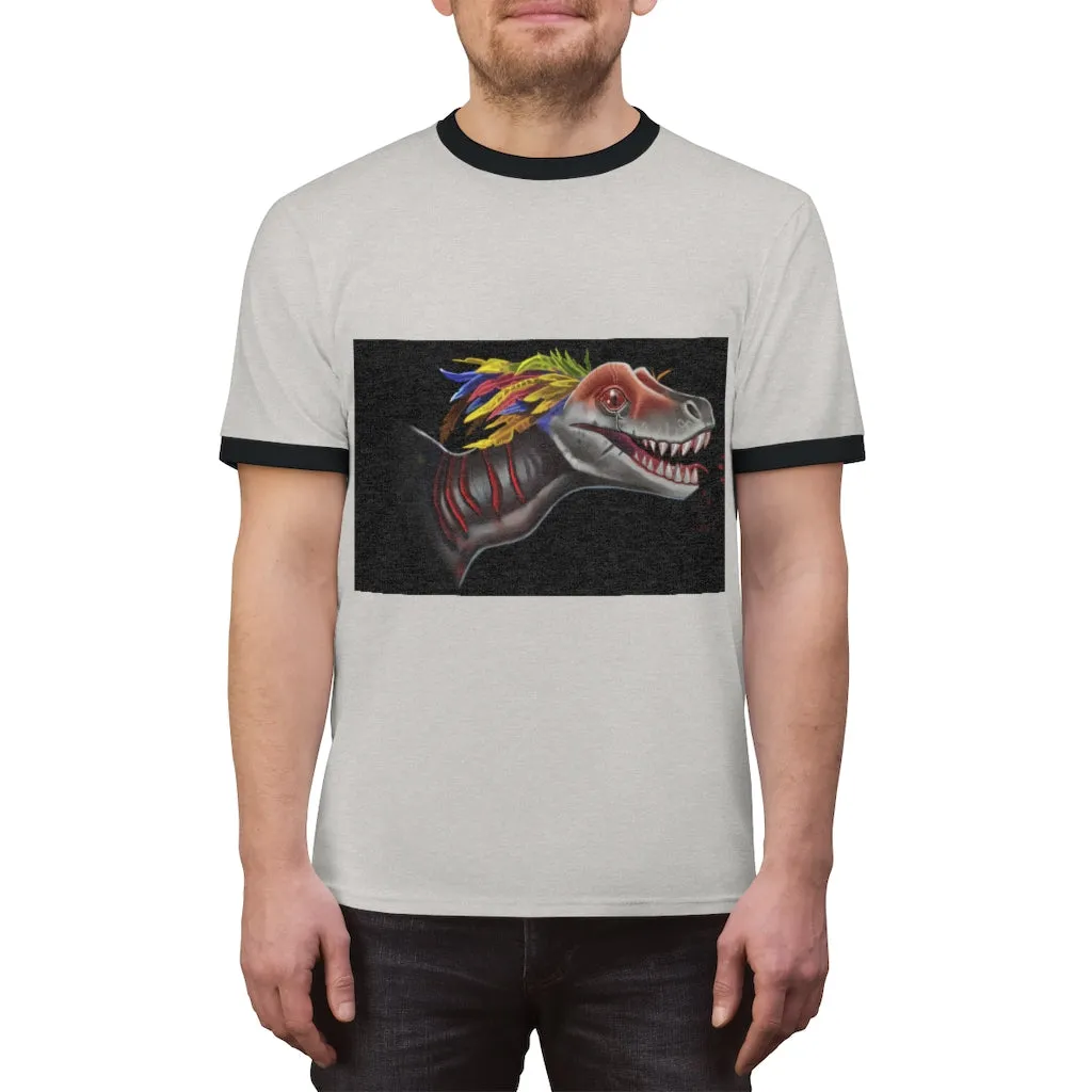 Feathered Raptor Unisex Ringer Tee