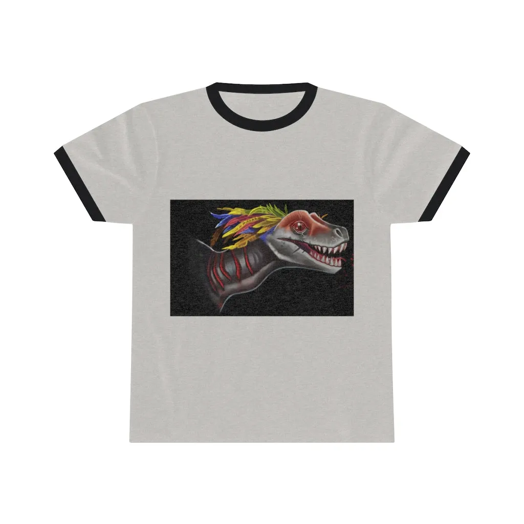 Feathered Raptor Unisex Ringer Tee