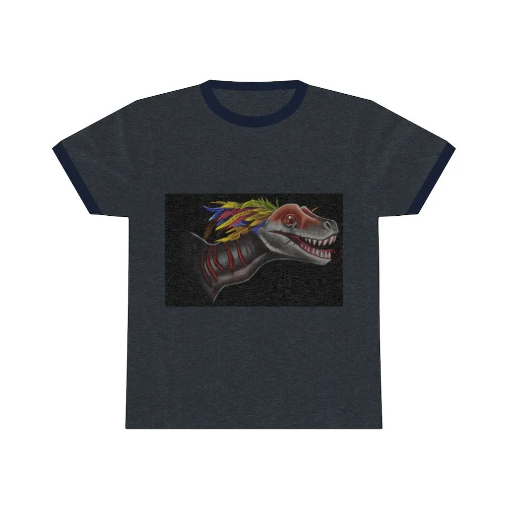 Feathered Raptor Unisex Ringer Tee