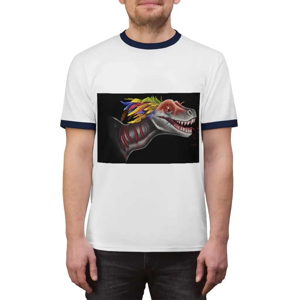 Feathered Raptor Unisex Ringer Tee