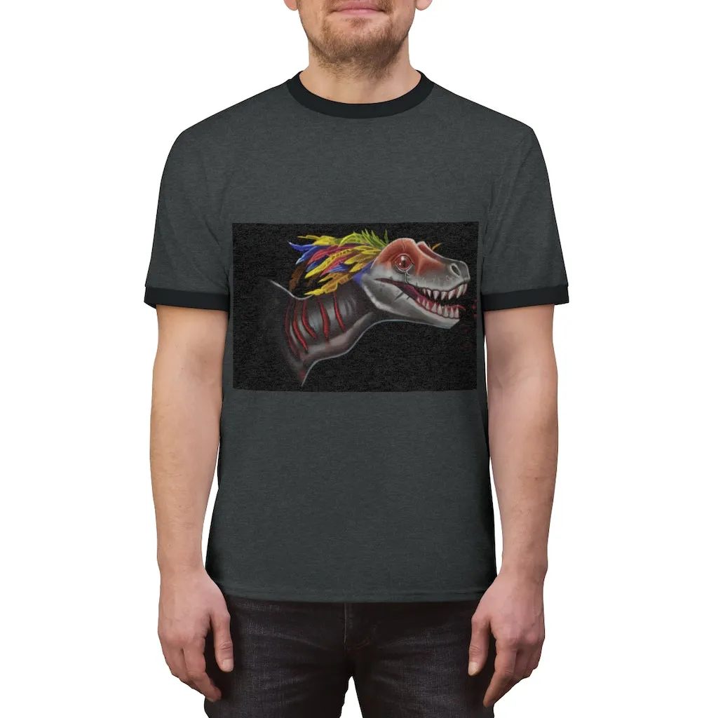 Feathered Raptor Unisex Ringer Tee