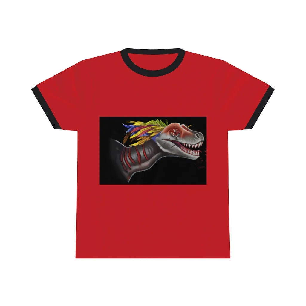 Feathered Raptor Unisex Ringer Tee