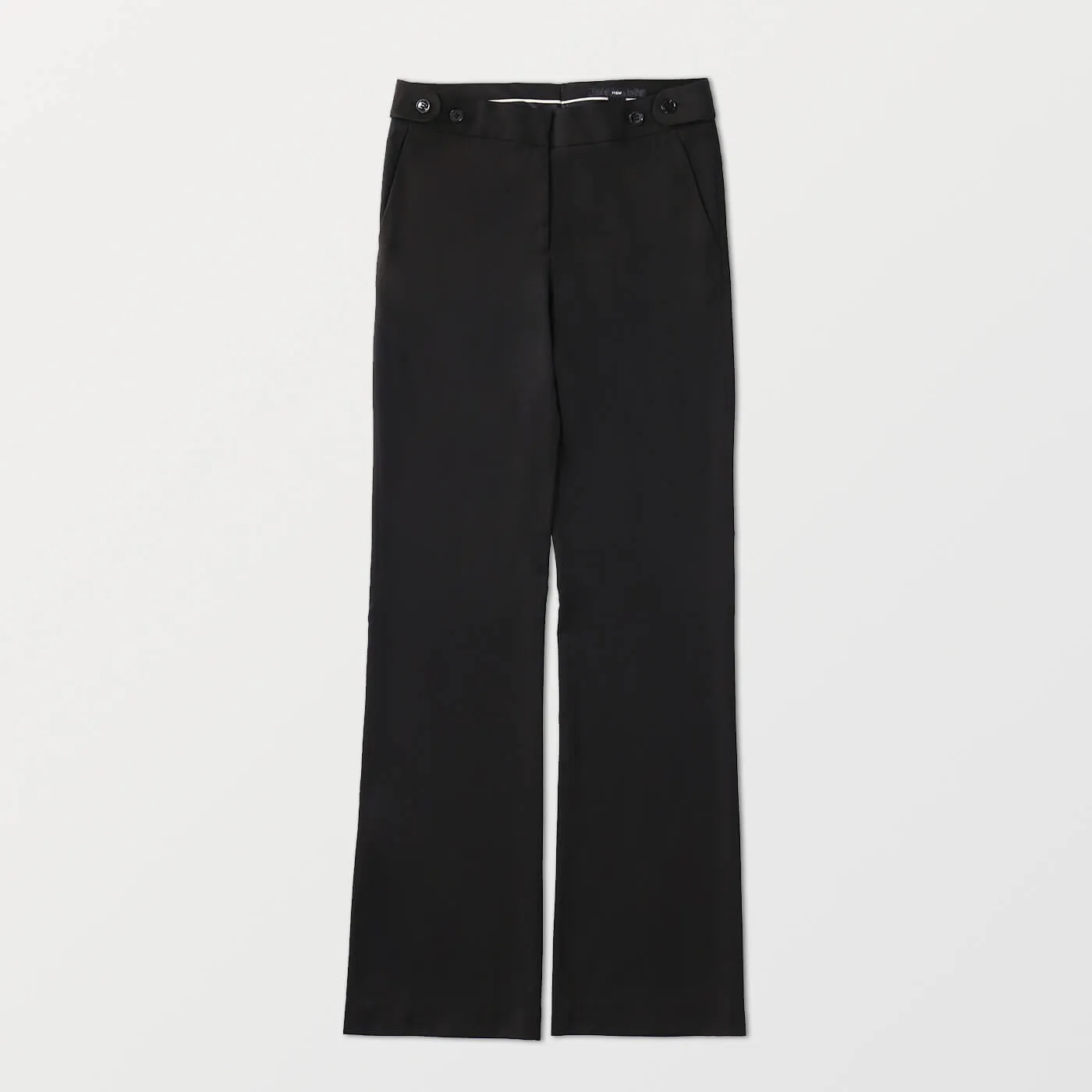 H&M Black Flared Trousers