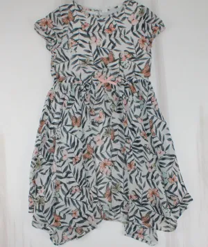 H&M BUTTERFLY DRESS 5/6Y PRE-LOVED