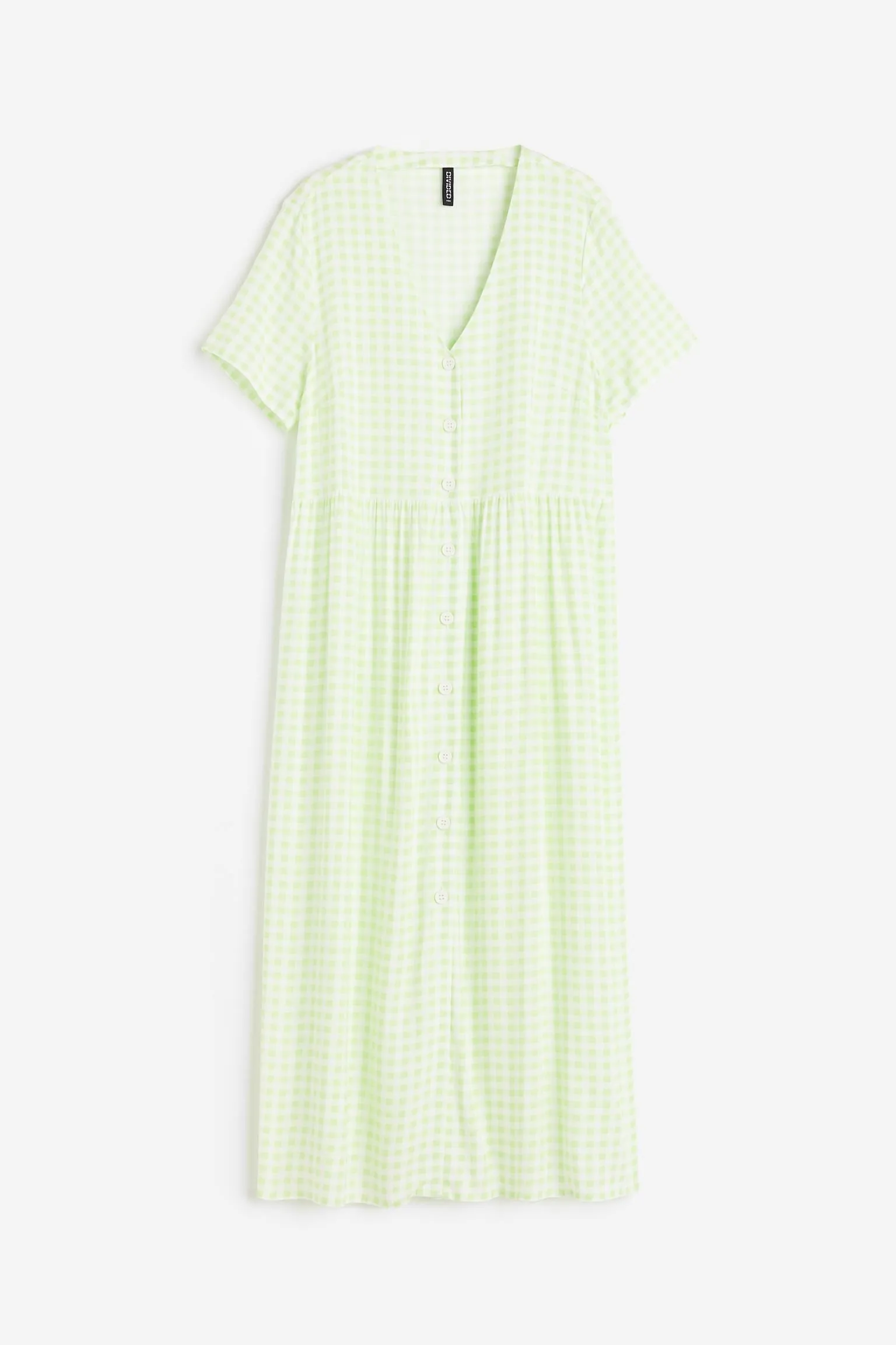 H&M Button-front dress, light green