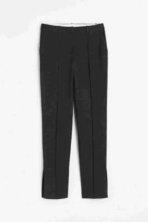 H&M Elegante trousers, dark gray