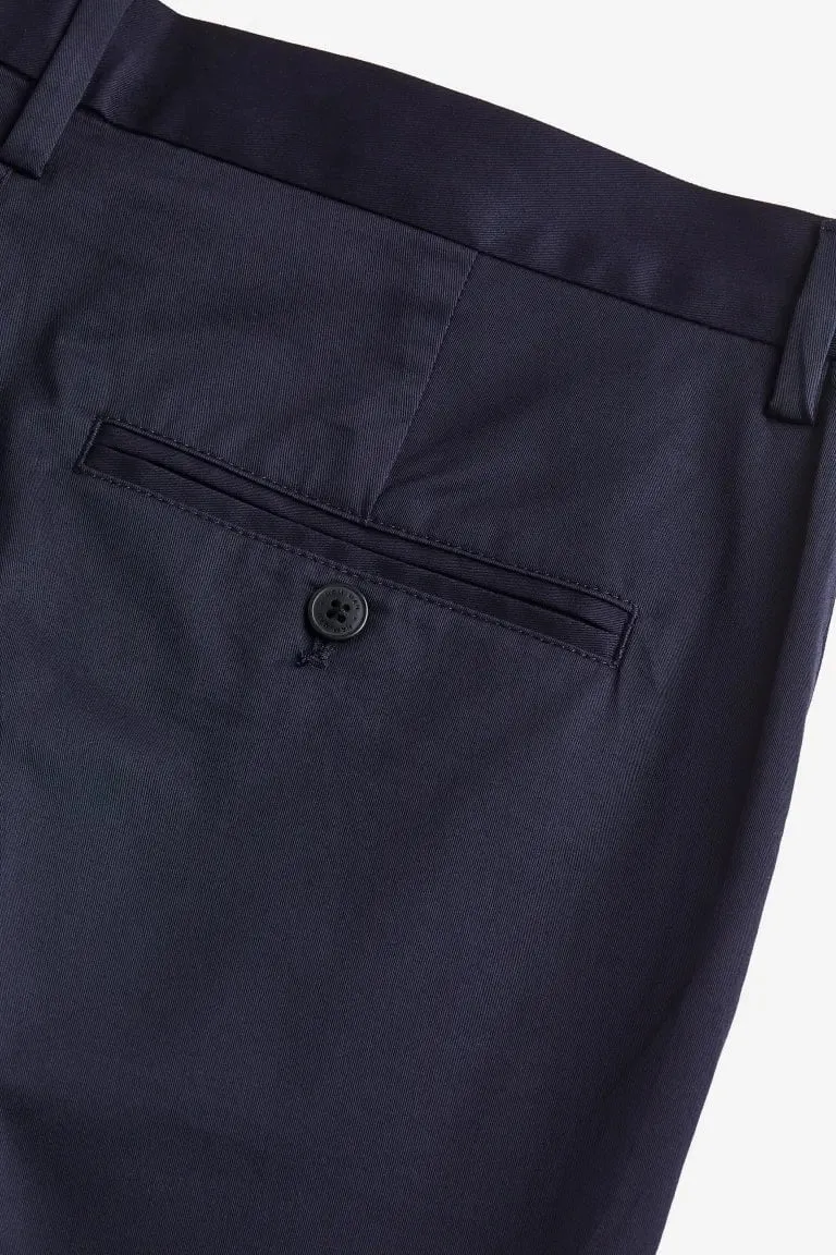 H&M Regular Fit Chino shorts, dark blue