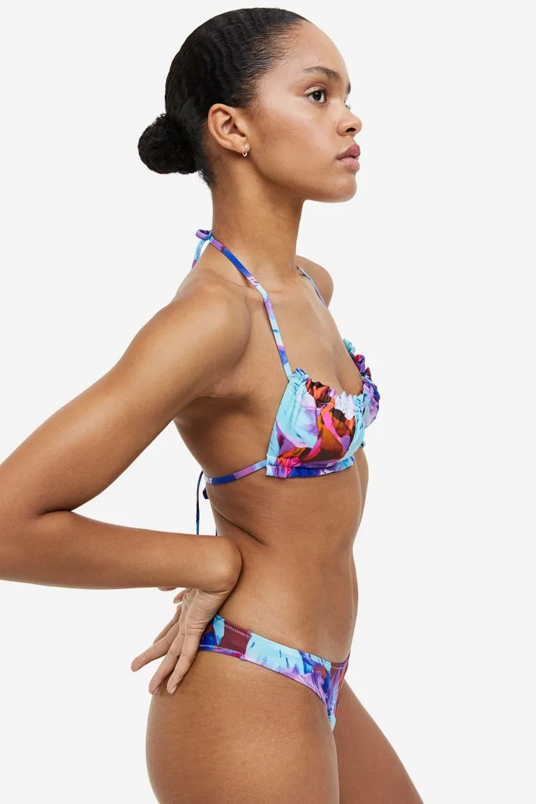 H&M ruffled bikini top