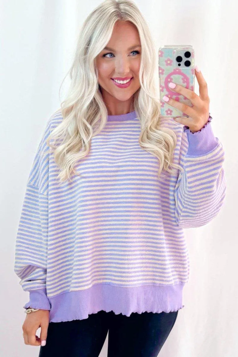 Lilac Stripe Sweater