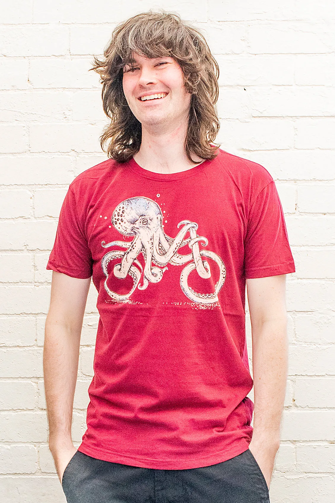 Octopushbike Tree Brand T-Shirt