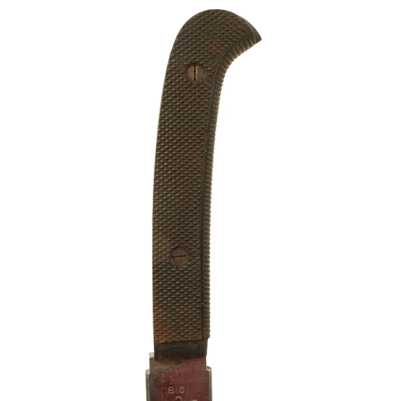 Original U.S. WWI Model 1913 Cavalry “Patton” Saber by L.F. & C. Dated 1918 - Rare WWII Cut Down Fighting Knife