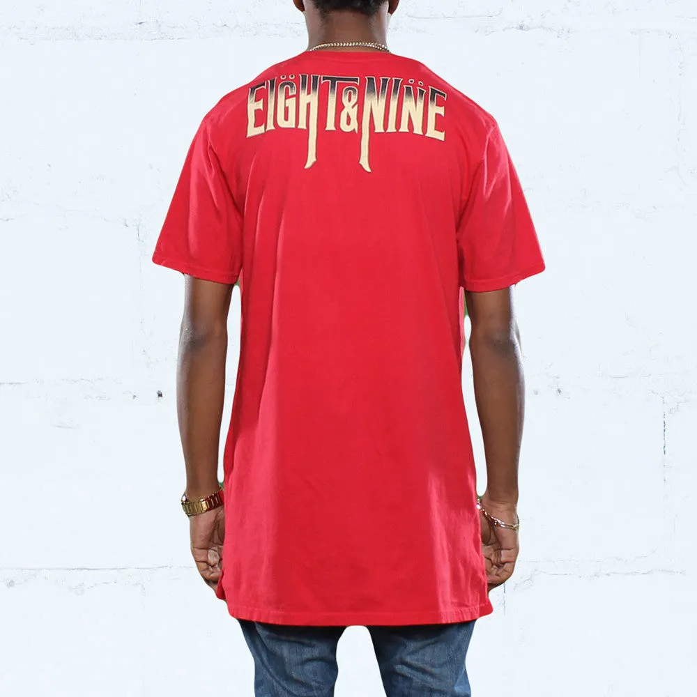 Pain Tour Elongated T Shirt Alternate Red