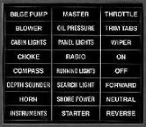 PRESSURE SENSITIVE IDENTI-LABEL SETS