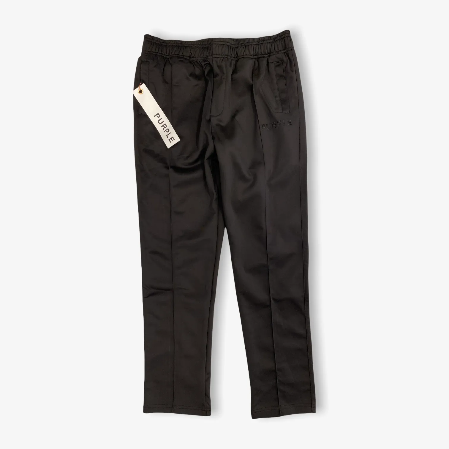 Purple Brand Solid Black Track Pant