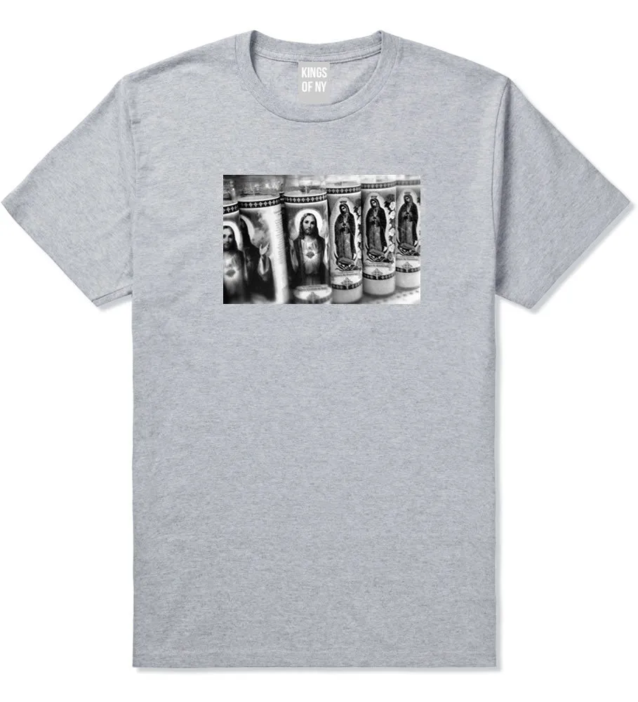 Religious Candles Photography by John Ramos T-Shirt