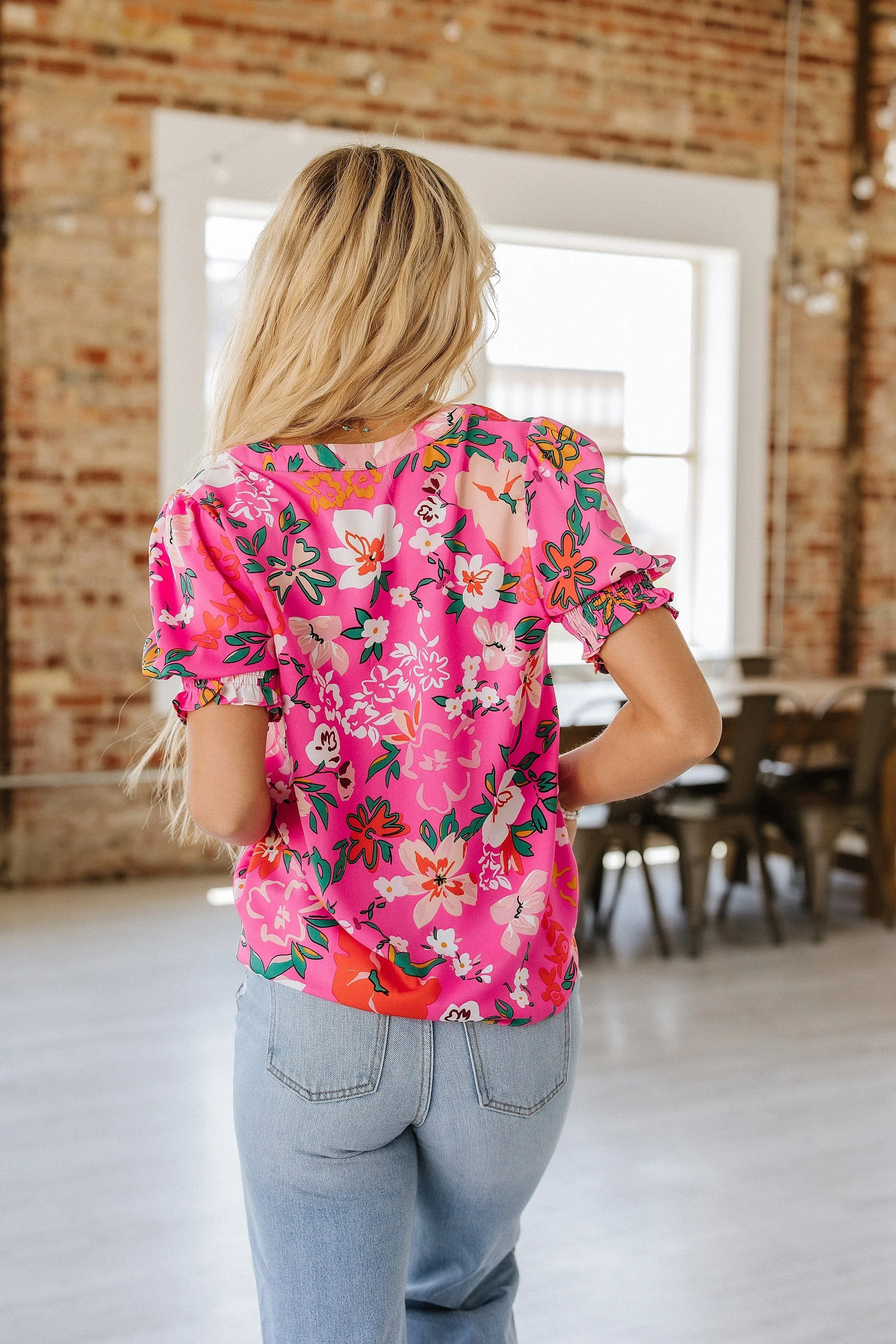 SALE - Valory Floral Print Blouse | S-XL