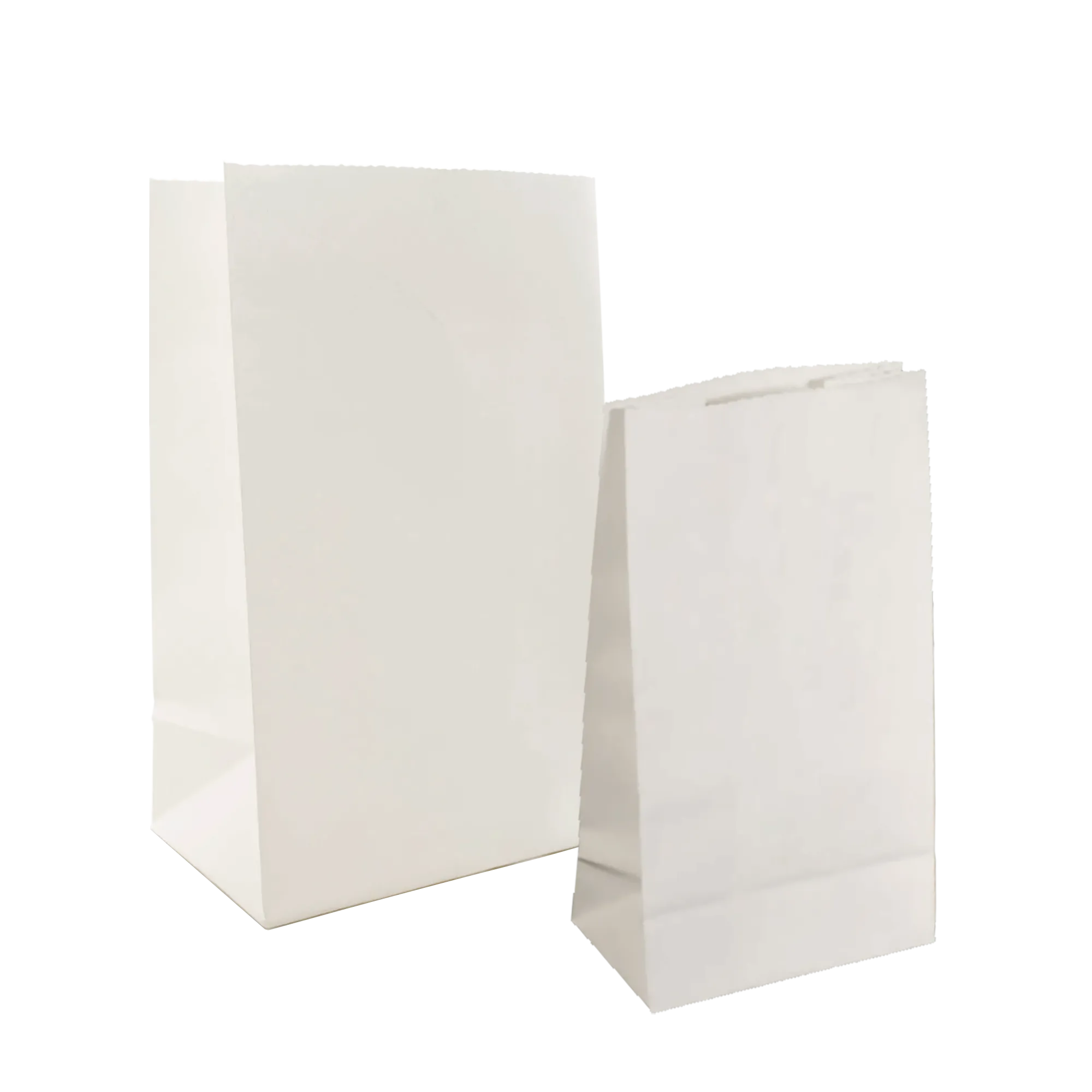 Silent Props Fast Food Carry Out Bags (White)