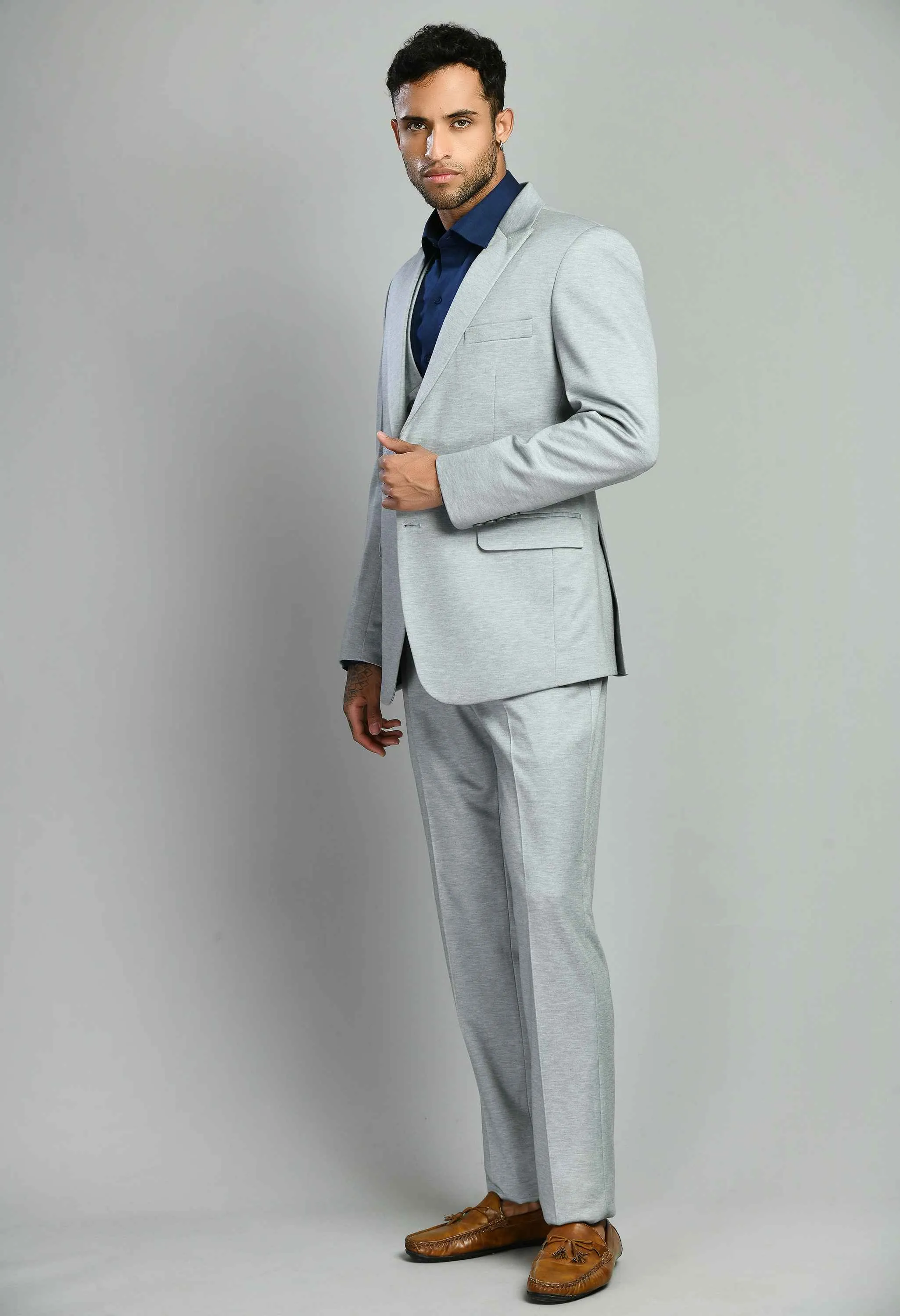 Single-Breasted Smart Fit Suit Set