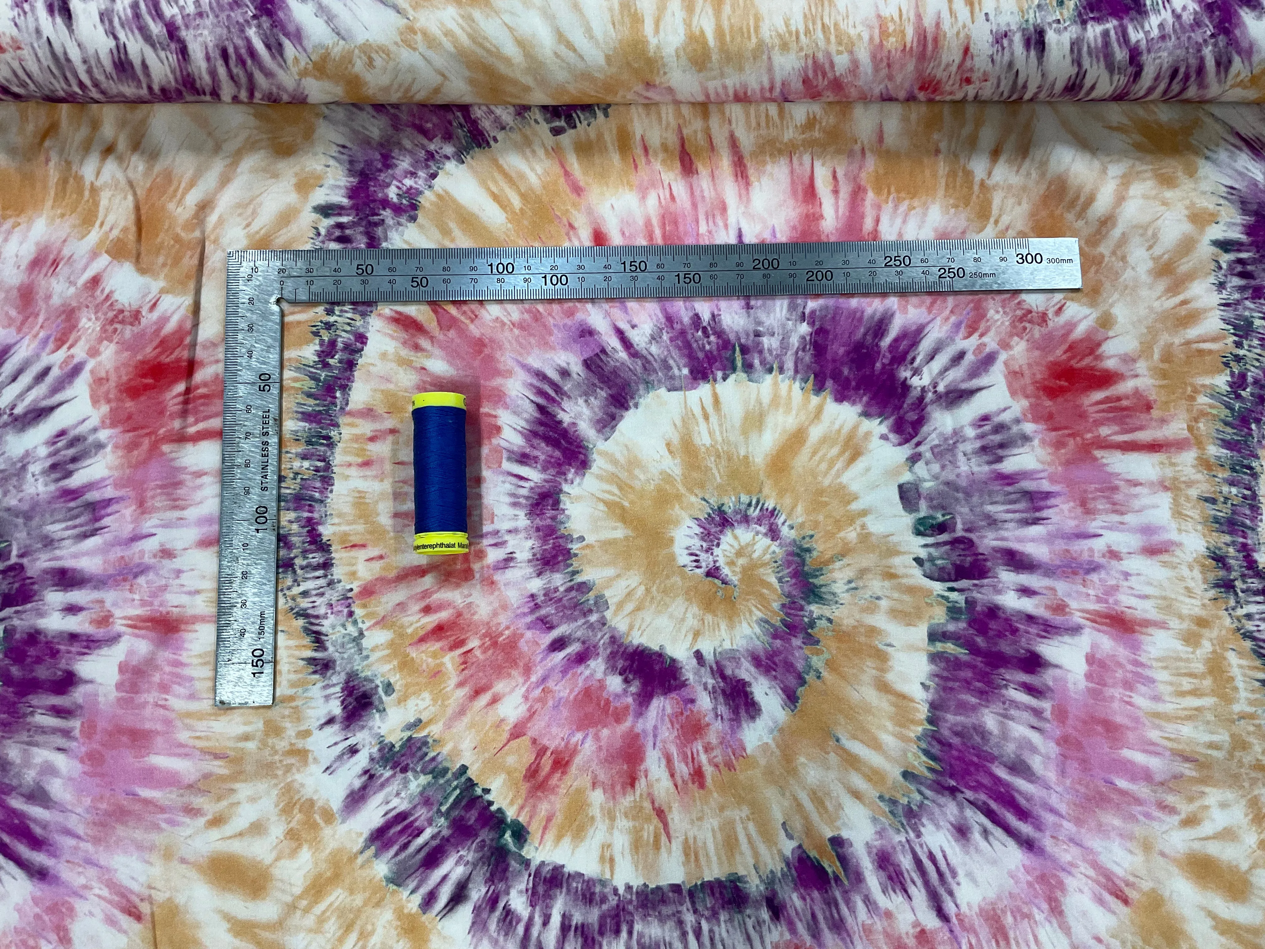 Spiral Tie Dye Viscose