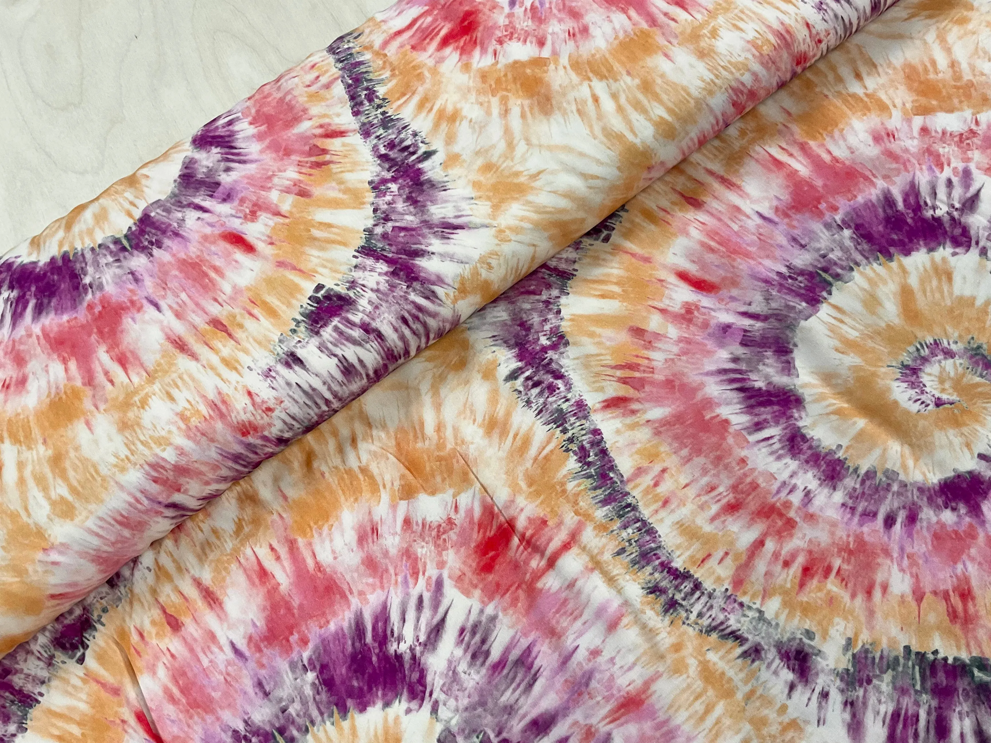 Spiral Tie Dye Viscose