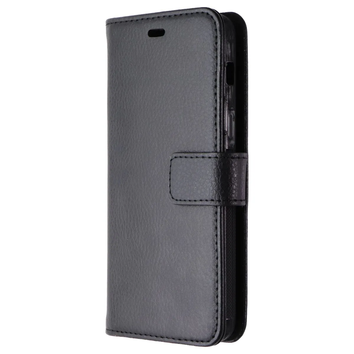 StrongNFree Moderna Plus Series 2-in-1 Wallet Case for Galaxy A8 (2018) - Black