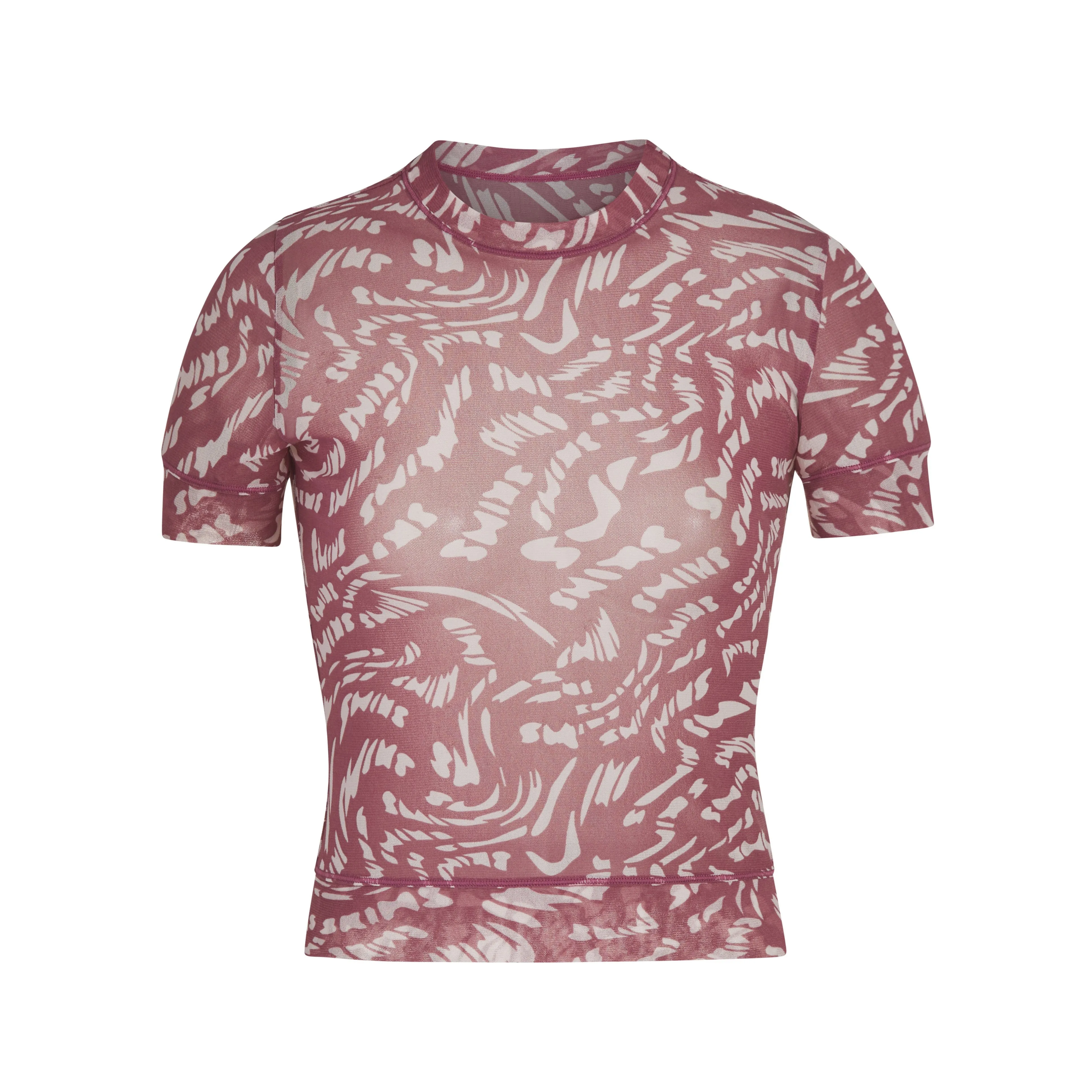 SUMMER MESH T-SHIRT | RASPBERRY SWIRL