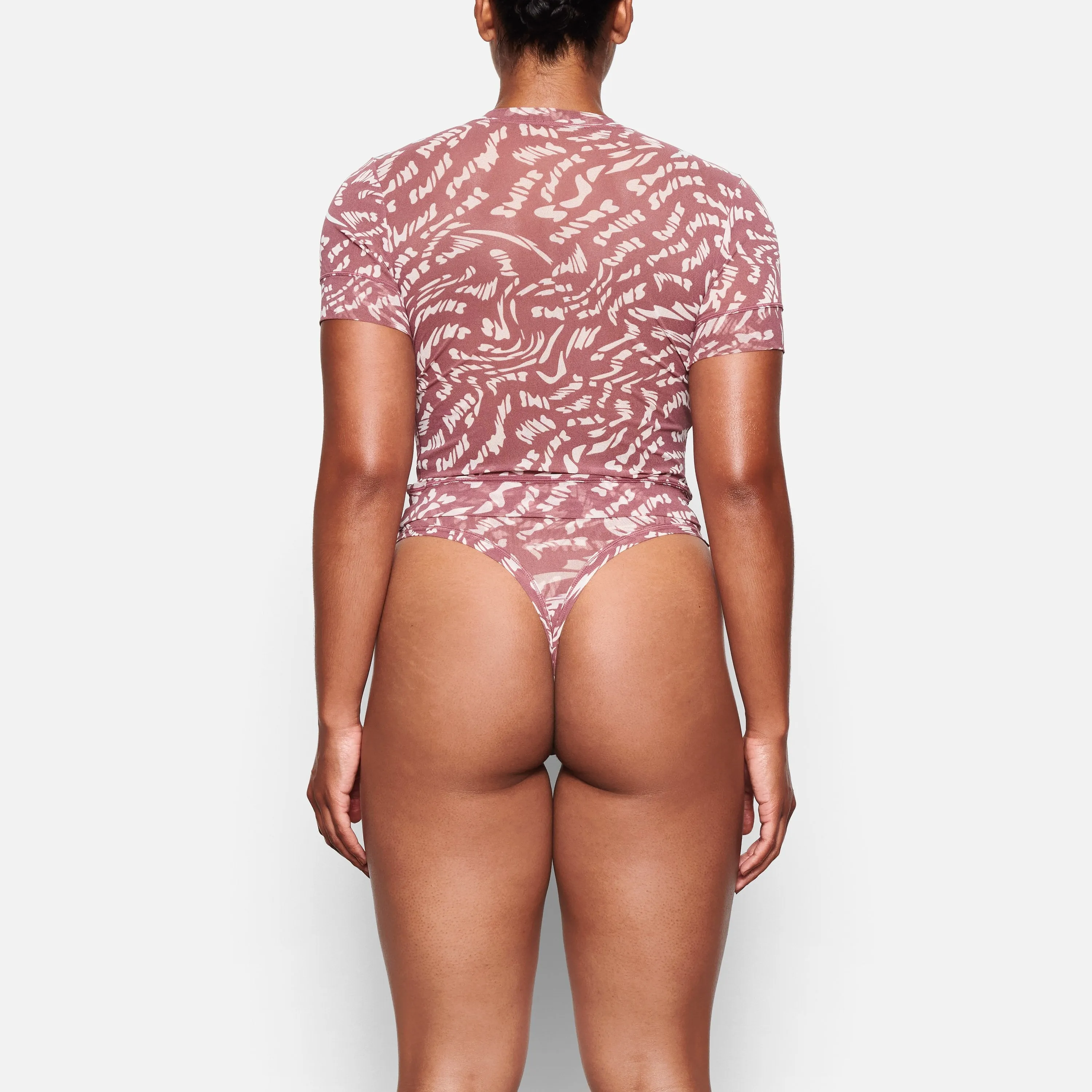 SUMMER MESH T-SHIRT | RASPBERRY SWIRL